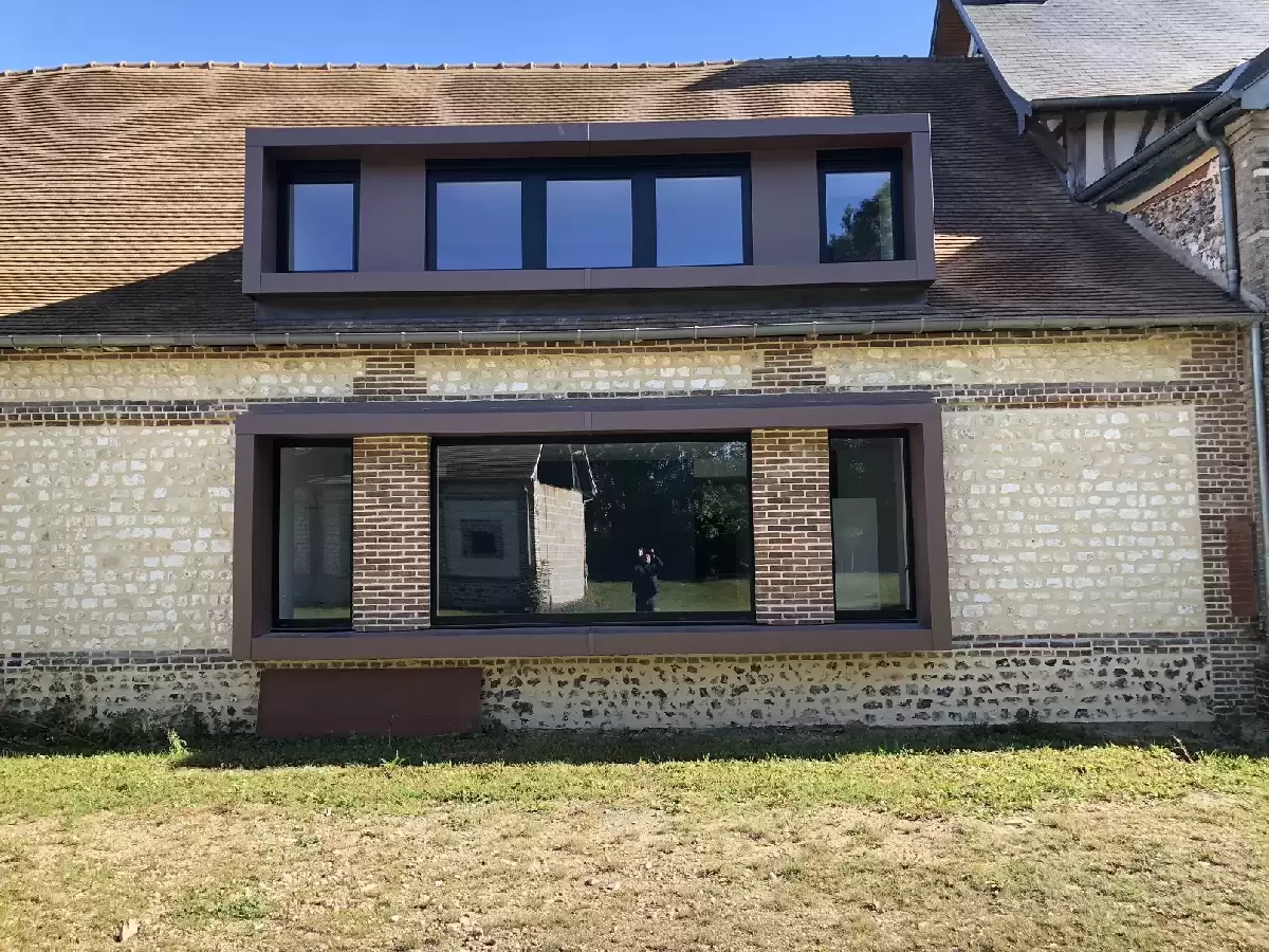 Miroiterie et menuiserie - Menuiseries en aluminium de marque TECHNAL sur la commune de MONTAURE 27