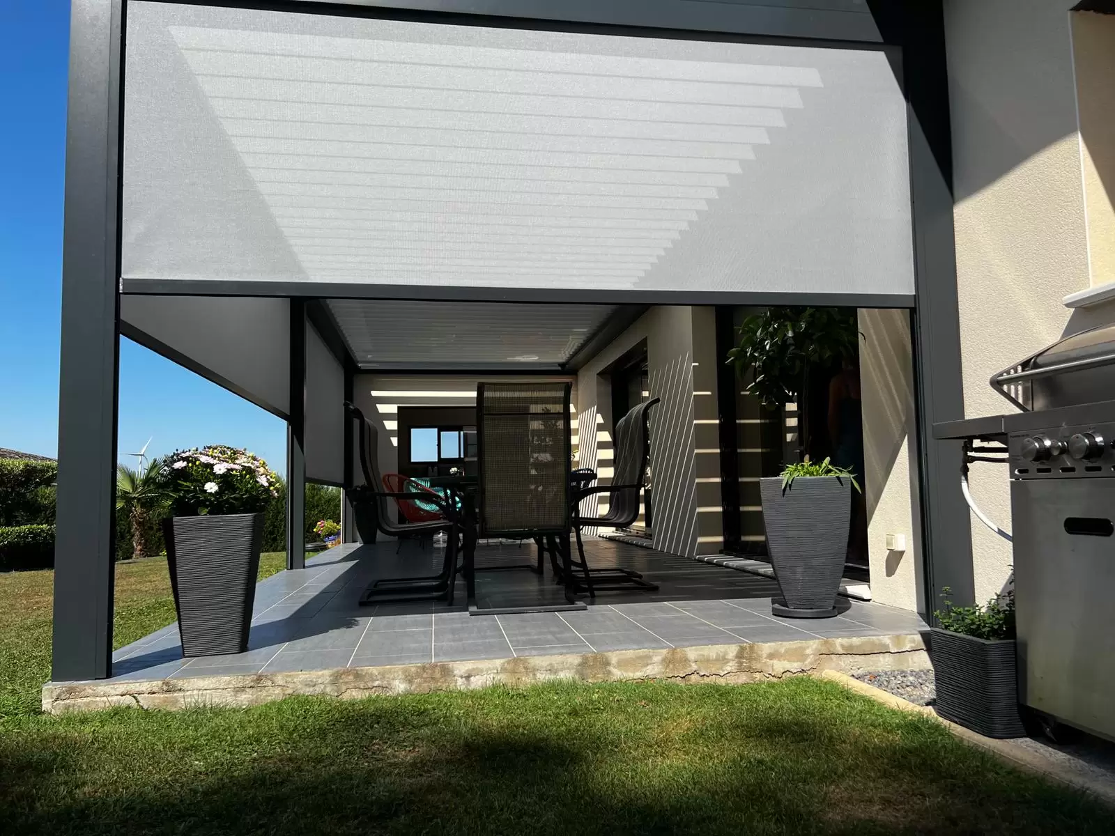 Vérandas, pergolas et SPA - PERGOLA BIOCLIMATIQUE DOUBLE MODULE